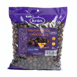 Frutos Mixtos Cobertura De Chocolate 500Gr Kron