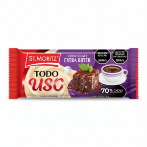 Chocolate Extra Biter Todo Uso 100Gr St Moritz