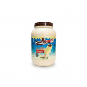 Cobertura Para Helado Chocolate Blanco 4Kilo Chocomalti