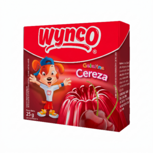 Gelatina Cereza 25Gr Wynco