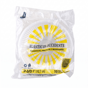 Plato plastico  occidente #5