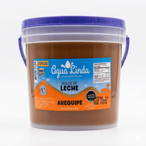Arequipe dulce de leche galon 5kg agua linda