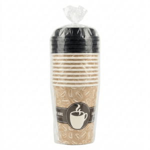 Vaso carton #8 c/tapa coffe *10uni