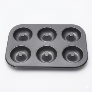 Molde dona 6 cup negra