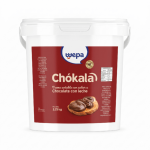 Chocolate untable  con leche 4kg wepa