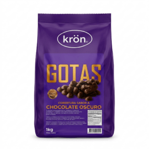 Gotas cobertura chocolate oscuro 1kg kron