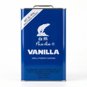 Lata de vainilla en polvo 454gr polar bear