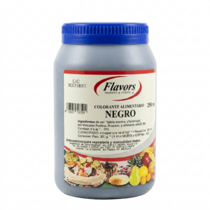 Colorante negro tipo a 500gr flavors