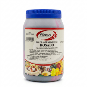 Colorante rosado tipo a 500gr flavors