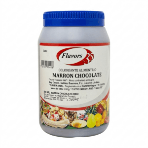 Colorante marron chocolate tipo b 500gr flavors