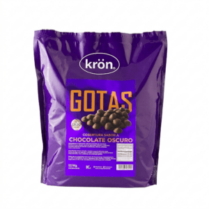 Gotas de chocolate oscuro kron