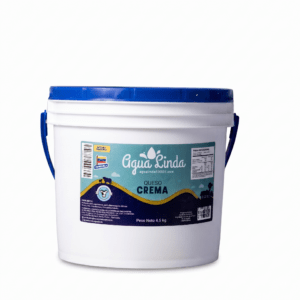 Queso crema galon 4.5 kg agua santa