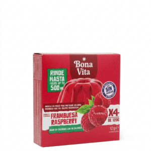 Gelatina Bonavita Sin Azucar 12Gr Frambuesa