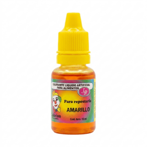 Colorante amarillo 12ml payasito