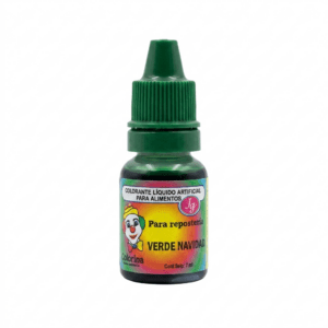 Colorante verde navidad 7ml payasito