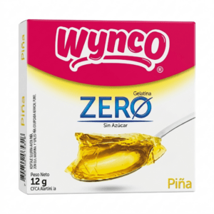 Gelatina zero piña 12gr wynco