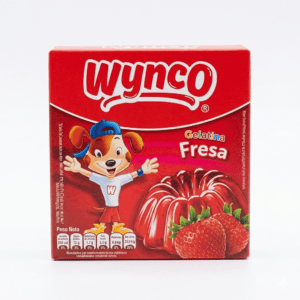 Gelatina fresa 25gr wynco