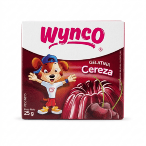 Gelatina cereza 25gr wynco