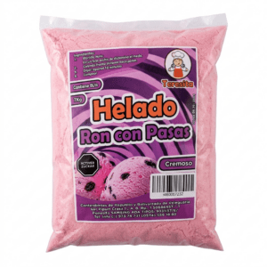 Polvo helado ron con pasas cremoso teresita 1kilo